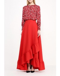 Красная длинная юбка от Love &amp; Light