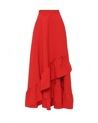 Красная длинная юбка от Love &amp; Light