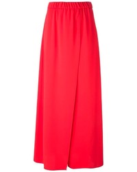 Красная длинная юбка от P.A.R.O.S.H.