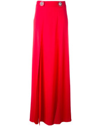 Красная длинная юбка от Versus