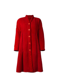 Женская красная дубленка от Gianfranco Ferre Vintage