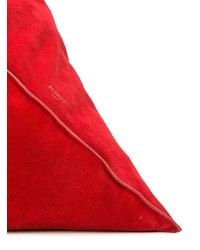 Красная замшевая большая сумка от Poiret