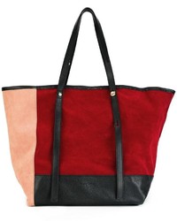 Красная замшевая большая сумка от See by Chloe