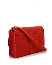 Красная замшевая сумка через плечо от Mango