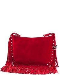 Красная замшевая сумка через плечо от MICHAEL Michael Kors