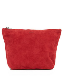Женская красная замшевая сумка от Baggu