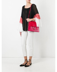 Женская красная замшевая сумка от Chloé