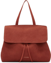 Женская красная замшевая сумка от Mansur Gavriel