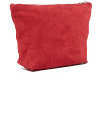Женская красная замшевая сумка от Baggu