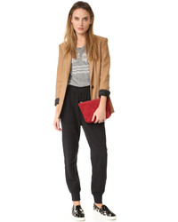 Женская красная замшевая сумка от Baggu