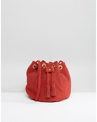 Женская красная замшевая сумка от Park Lane