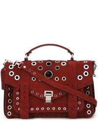 Женская красная замшевая сумка от Proenza Schouler