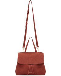 Женская красная замшевая сумка от Mansur Gavriel