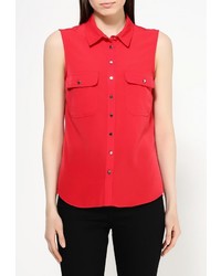 Женская красная классическая рубашка от adL
