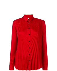 Женская красная классическая рубашка от Maison Margiela