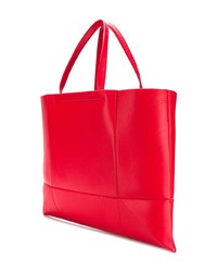 Красная кожаная большая сумка от Calvin Klein 205W39nyc