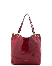 Красная кожаная большая сумка от L'Autre Chose