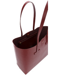 Красная кожаная большая сумка от Tom Ford
