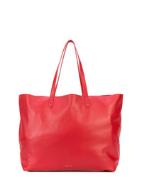 Красная кожаная большая сумка от Mansur Gavriel