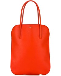 Красная кожаная большая сумка от Nina Ricci