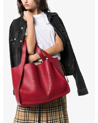 Красная кожаная большая сумка от Stella McCartney