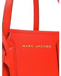 Красная кожаная большая сумка от Marc Jacobs