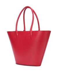 Красная кожаная большая сумка от Mansur Gavriel