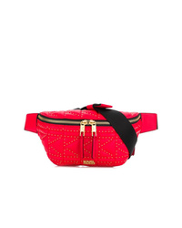 Красная кожаная поясная сумка от Karl Lagerfeld