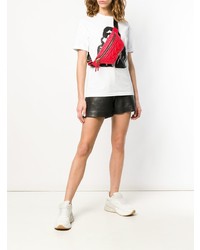 Красная кожаная поясная сумка от Karl Lagerfeld