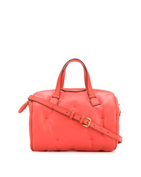 Женская красная кожаная спортивная сумка от Anya Hindmarch