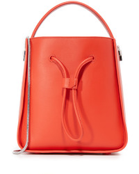 Красная кожаная сумка-мешок от 3.1 Phillip Lim