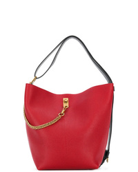 Красная кожаная сумка-мешок от Givenchy