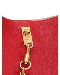 Красная кожаная сумка-мешок от Givenchy