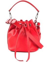 Красная кожаная сумка-мешок от NOMAD