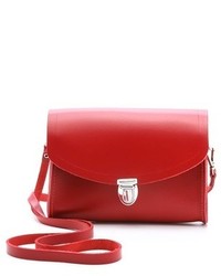 Красная кожаная сумка-саквояж от Cambridge Silversmiths