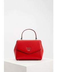 Красная кожаная сумка-саквояж от DKNY