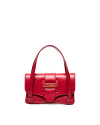 Красная кожаная сумка-саквояж от Jacquemus