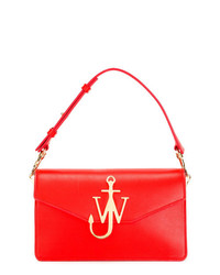 Красная кожаная сумка-саквояж от JW Anderson