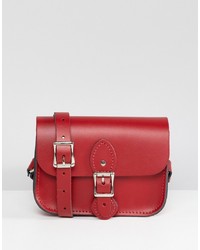 Красная кожаная сумка-саквояж от Leather Satchel Company