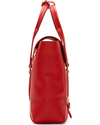 Красная кожаная сумка-саквояж от 3.1 Phillip Lim
