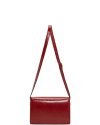 Красная кожаная сумка-саквояж от Gucci