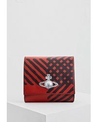 Красная кожаная сумка через плечо с принтом от Vivienne Westwood Anglomania