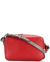 Красная кожаная сумка через плечо от Anya Hindmarch