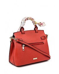 Красная кожаная сумка через плечо от Call it SPRING
