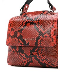 Красная кожаная сумка через плечо от Orciani