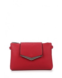 Красная кожаная сумка через плечо от Elisabeth