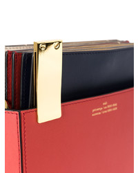 Красная кожаная сумка через плечо от Rokh