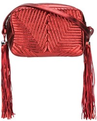 Красная кожаная сумка через плечо от Golden Goose Deluxe Brand