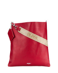 Красная кожаная сумка через плечо от Golden Goose Deluxe Brand