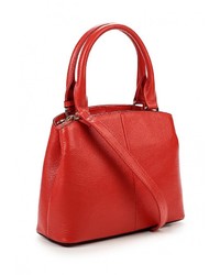 Красная кожаная сумка через плечо от Labbra